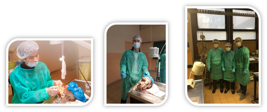 Hình ảnh phẫu thuật và thực hành trên xác người thật tại Pháp