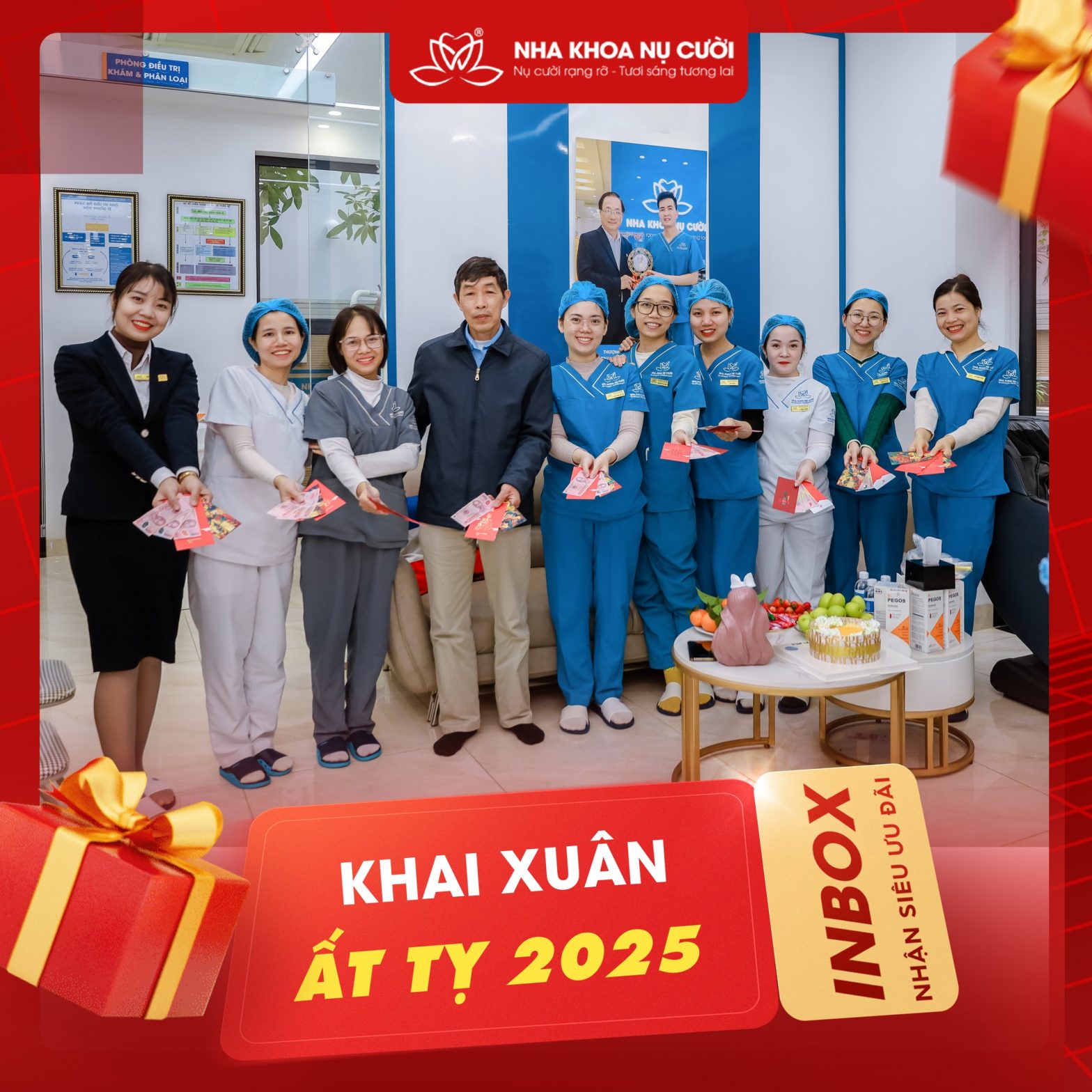 NHA KHOA NỤ CƯỜI KHAI XUÂN ẤT TỴ 2025