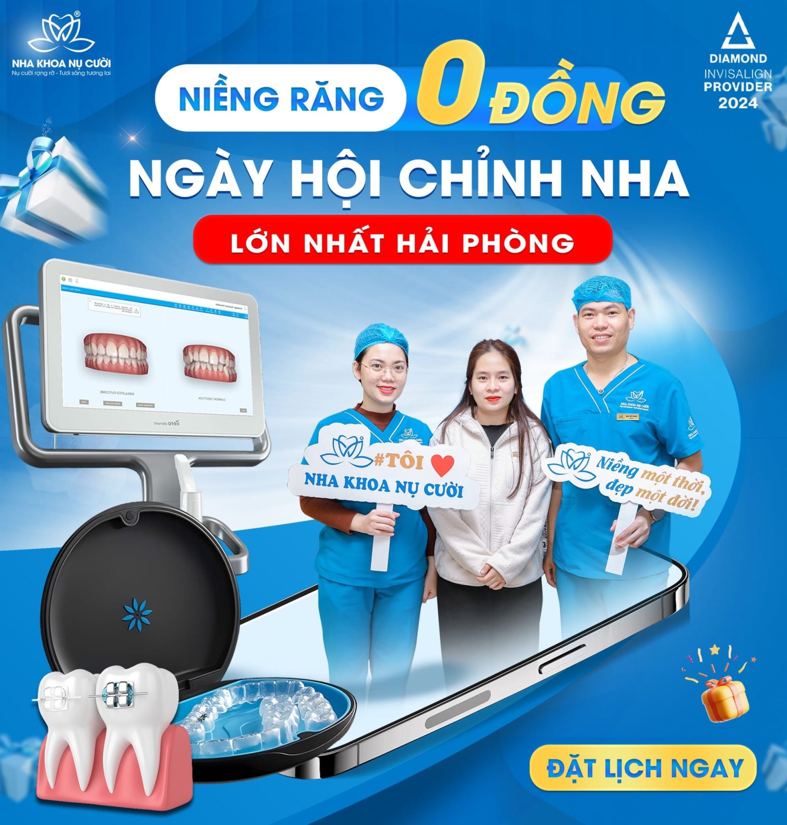 NGÀY HỘI CHỈNH NHA – CƠ HỘI VÀNG NIỀNG RĂNG
