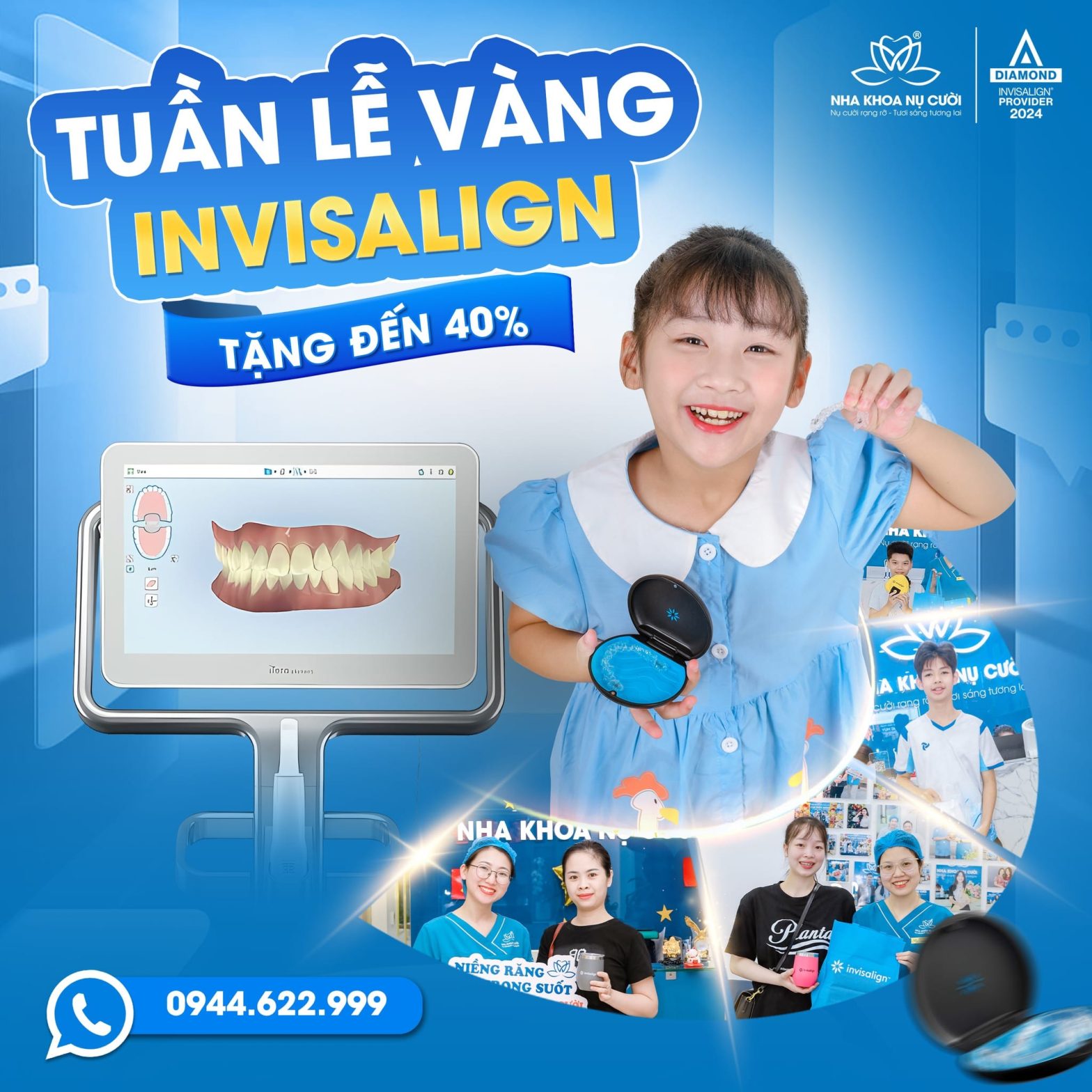 TUẦN LỄ VÀNG INVISALIGN TẠI NHA KHOA NỤ CƯỜI