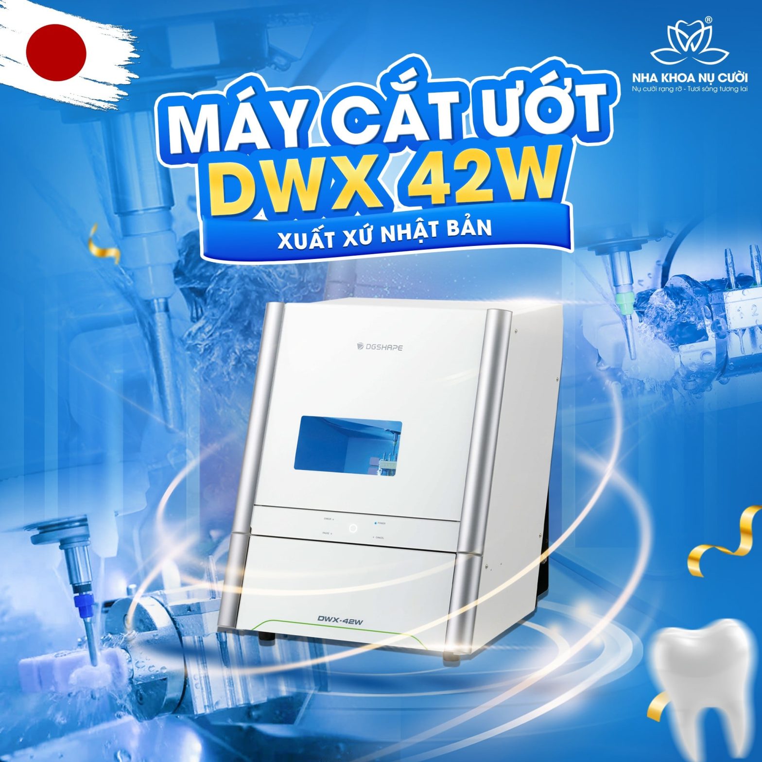 Nha Khoa Nụ Cười Ứng Dụng Công Nghệ Mới DWX-42W