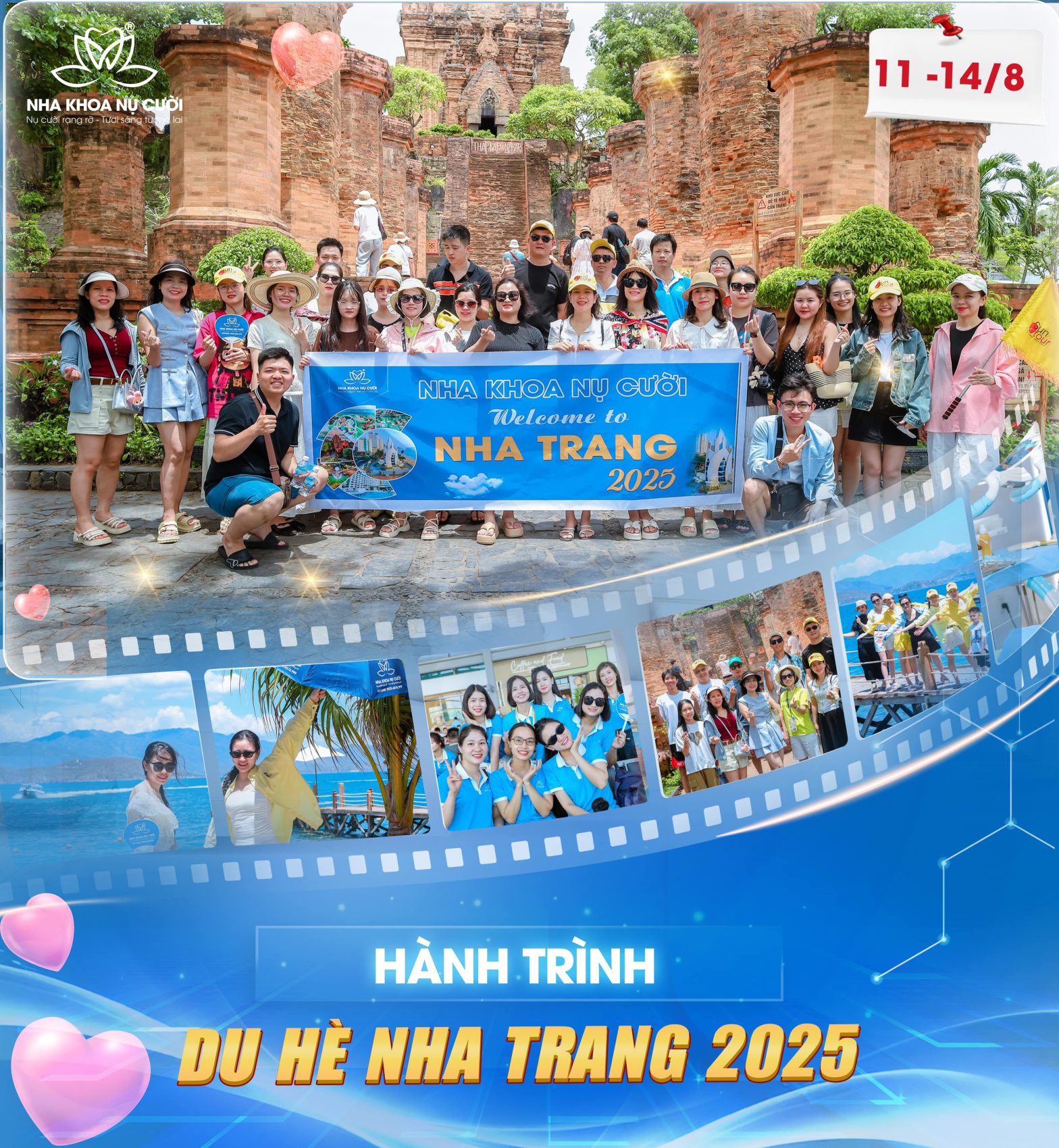 Nha Khoa Nụ Cười – Hành Trình Du Hè Nha Trang 2025 