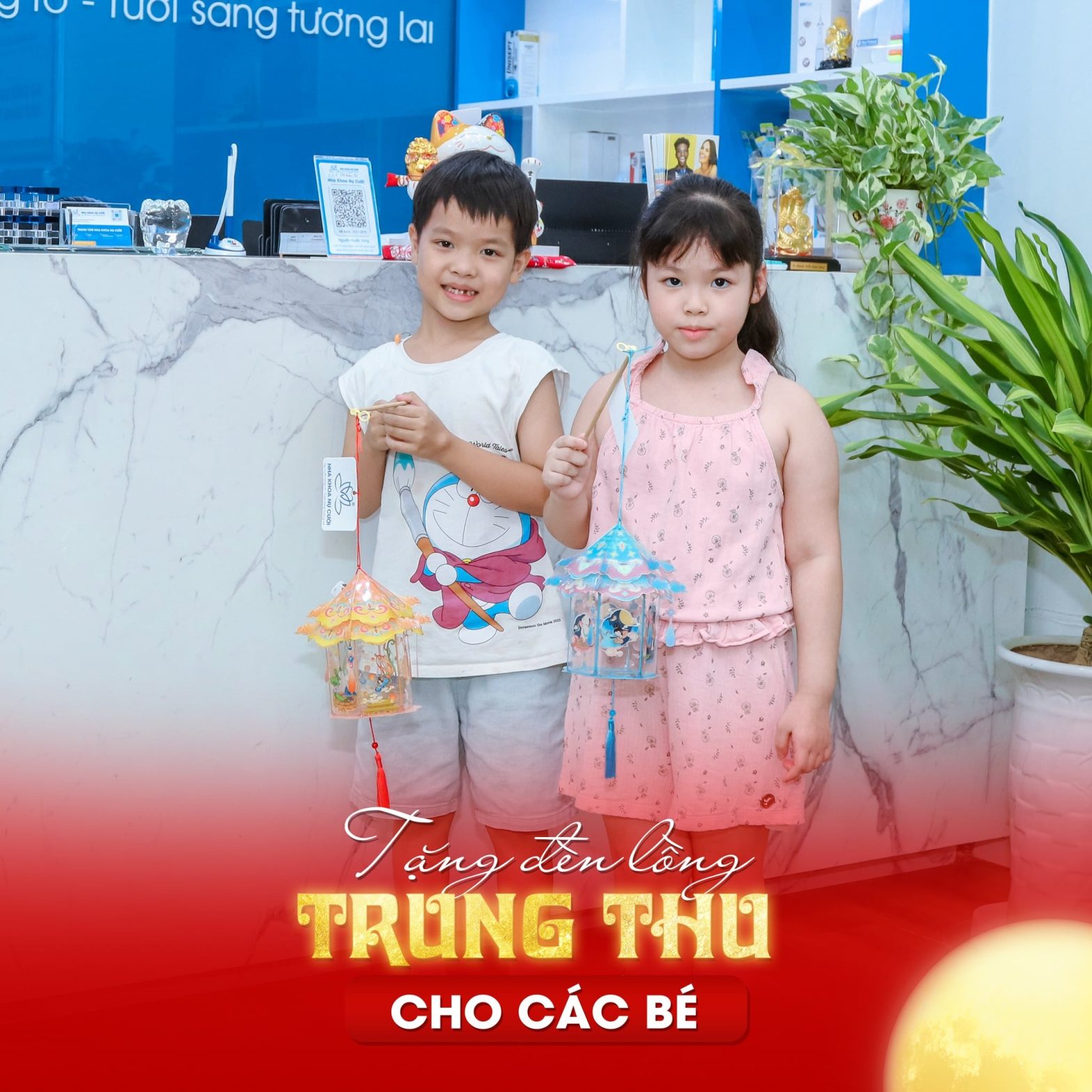 Tặng Quà Trung Thu Cho Bé Tại Nha Khoa Nụ Cười