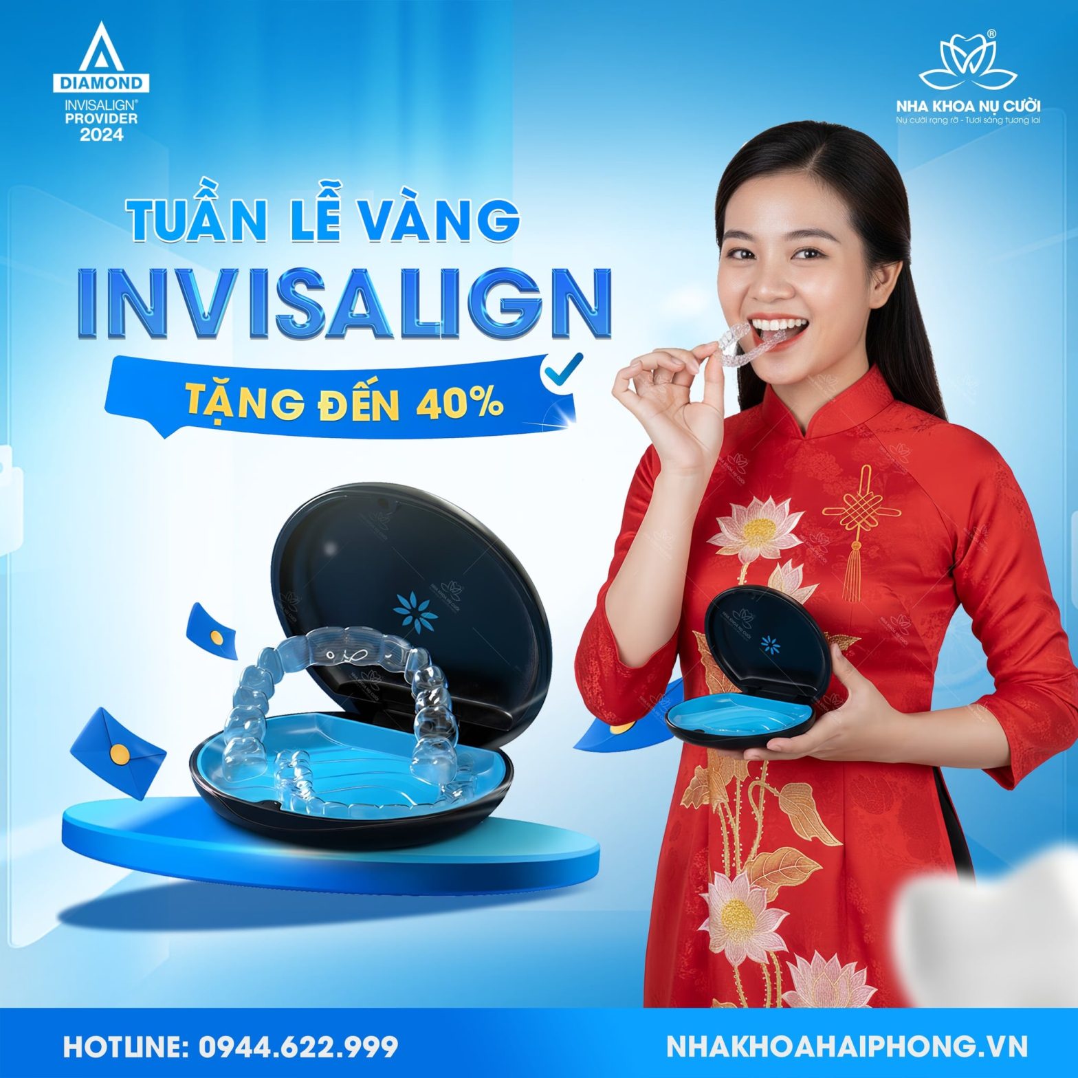 Tuần Lễ Vàng Invisalign tại Nha Khoa Nụ Cười