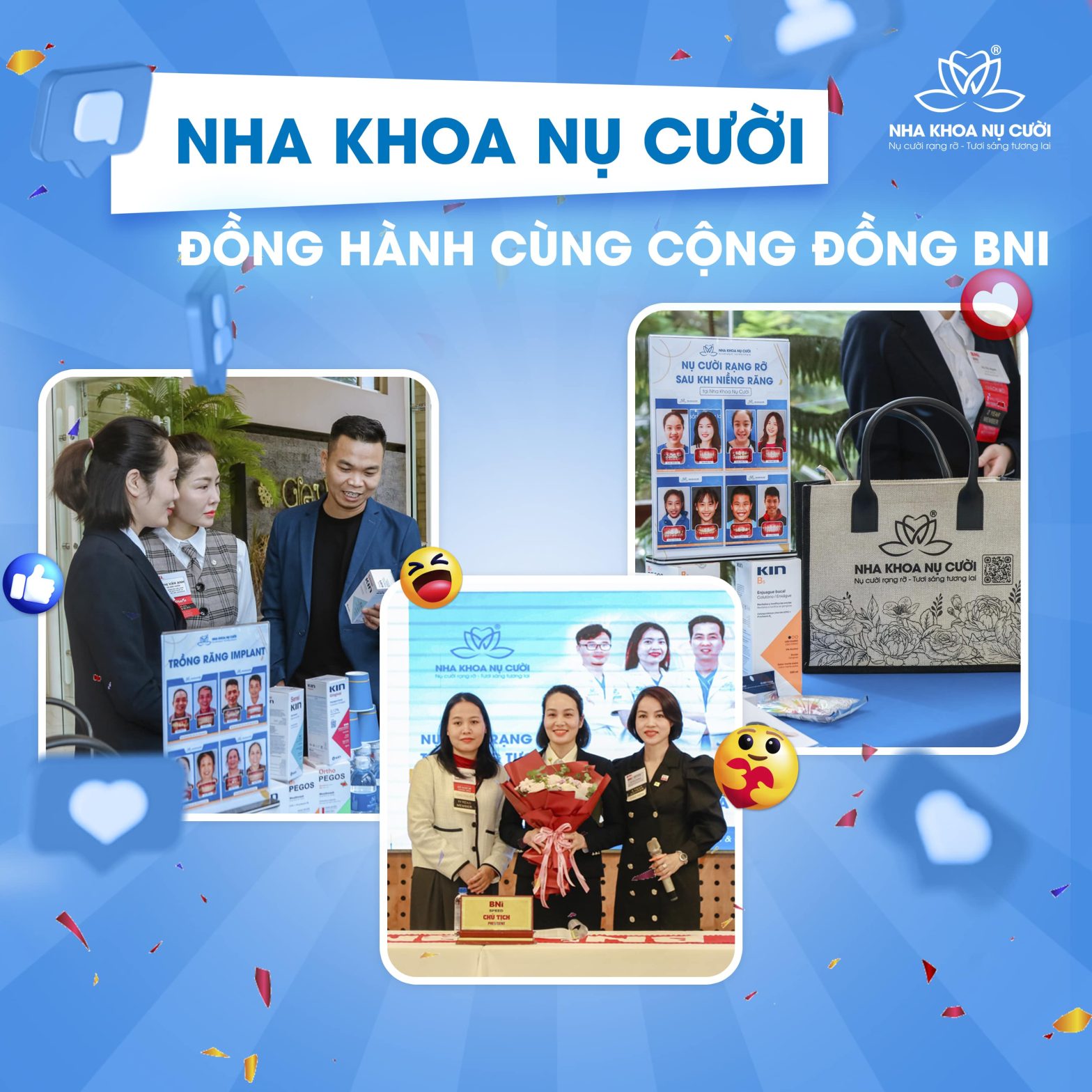 Nha Khoa Nụ Cười đồng hành cùng cộng đồng BNI
