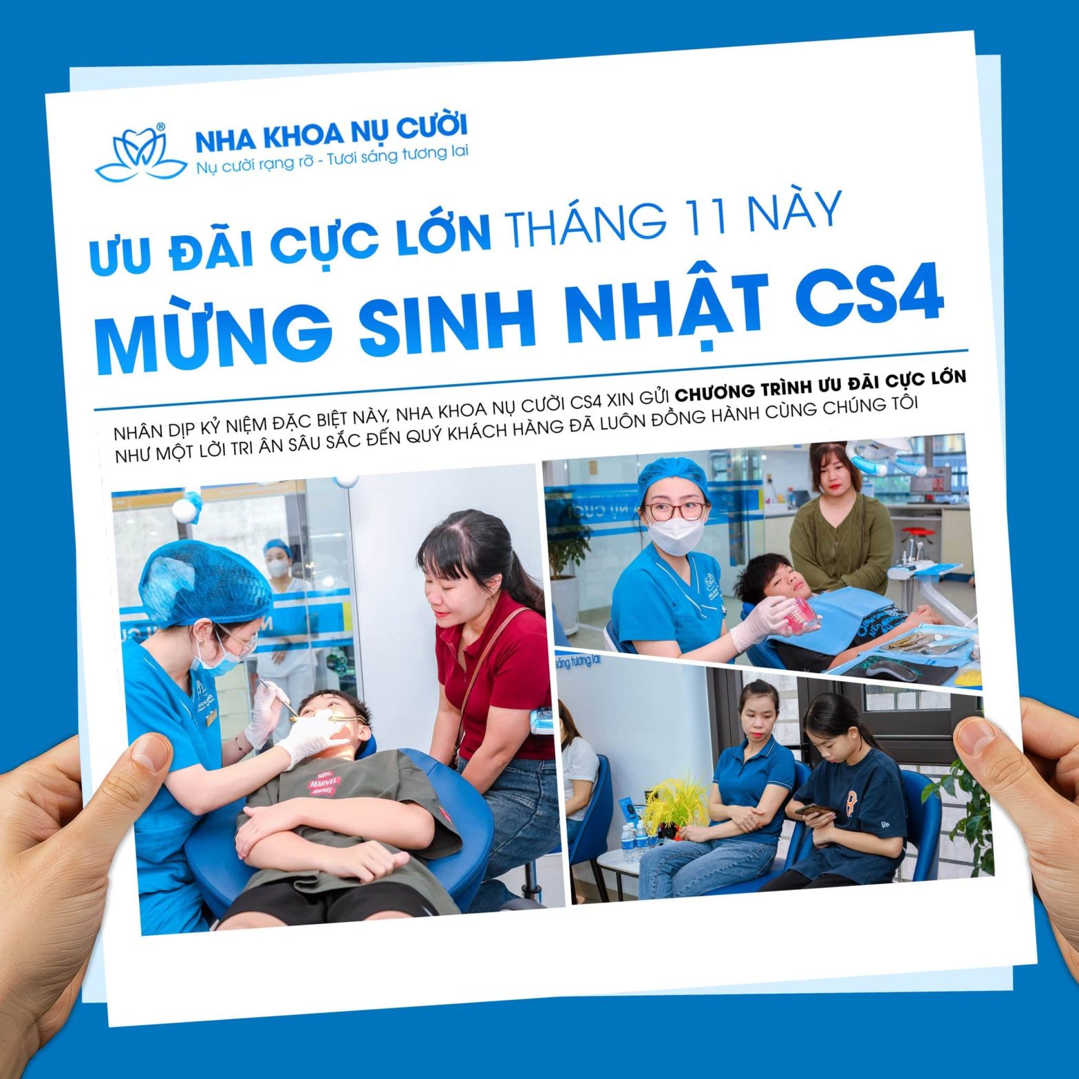 Mừng Sinh Nhật CS4 – Ưu Đãi Nha Khoa Lớn Nhất Năm.