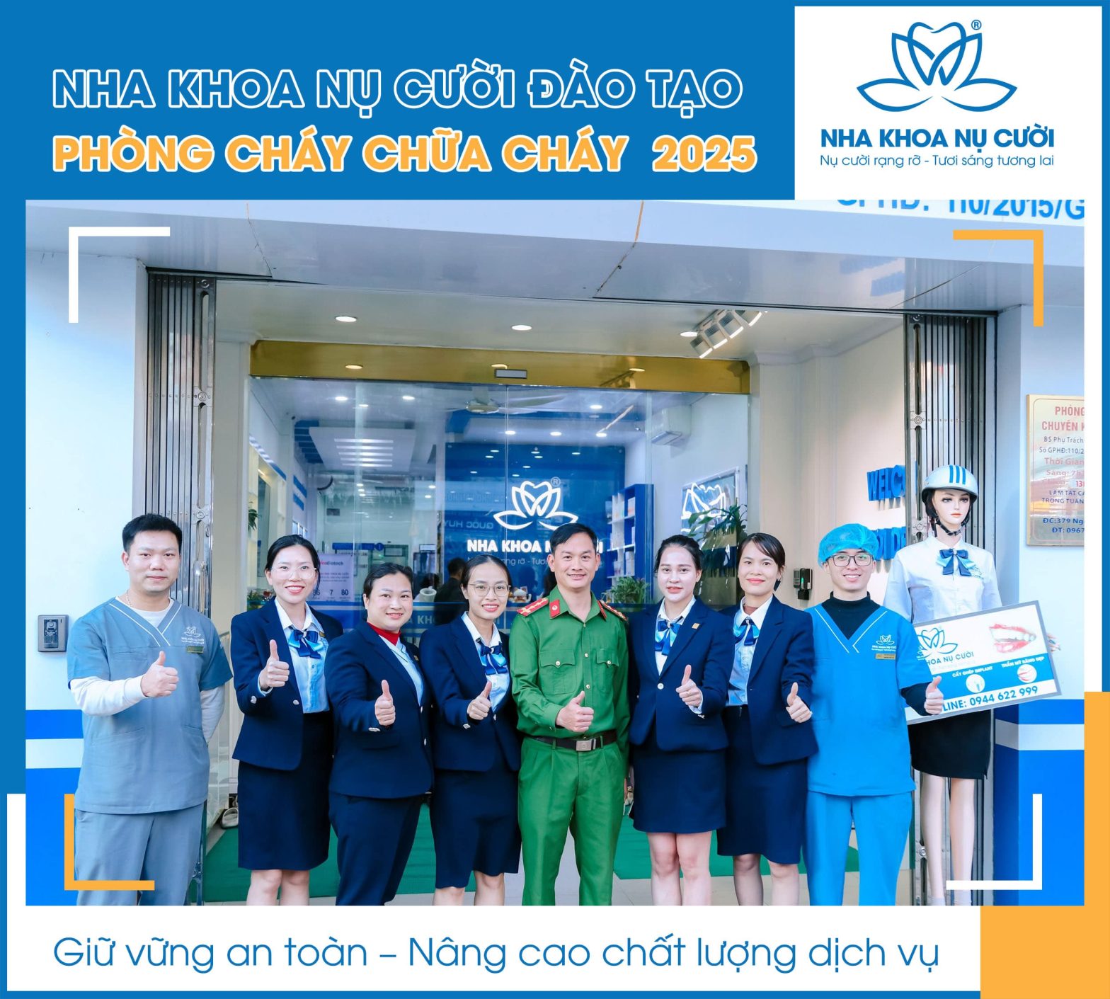 🔥 Nha Khoa Nụ Cười Đào tạo Phòng Cháy Chữa Cháy