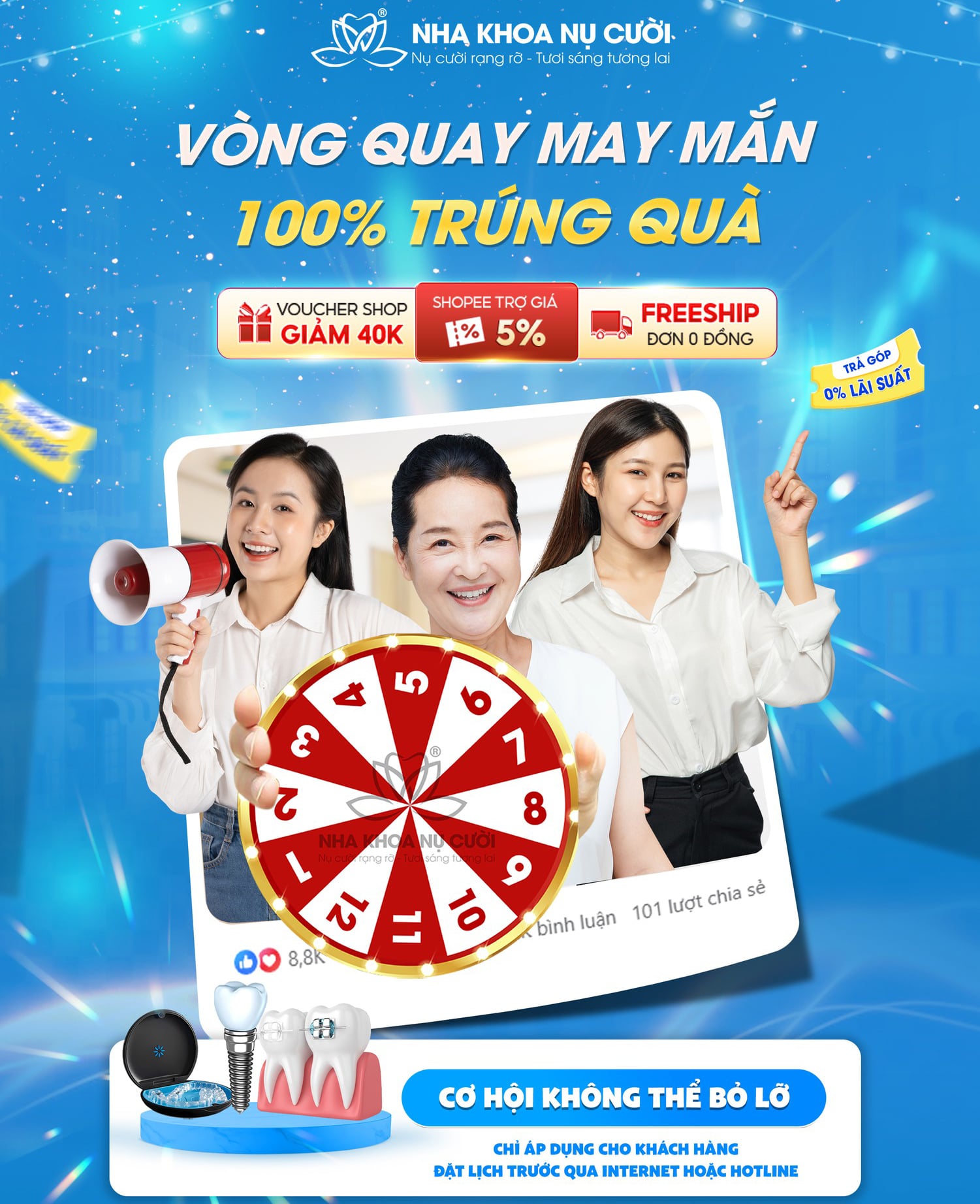 Mừng Sinh Nhật Trụ Sở Chính Nha Khoa Nụ Cười