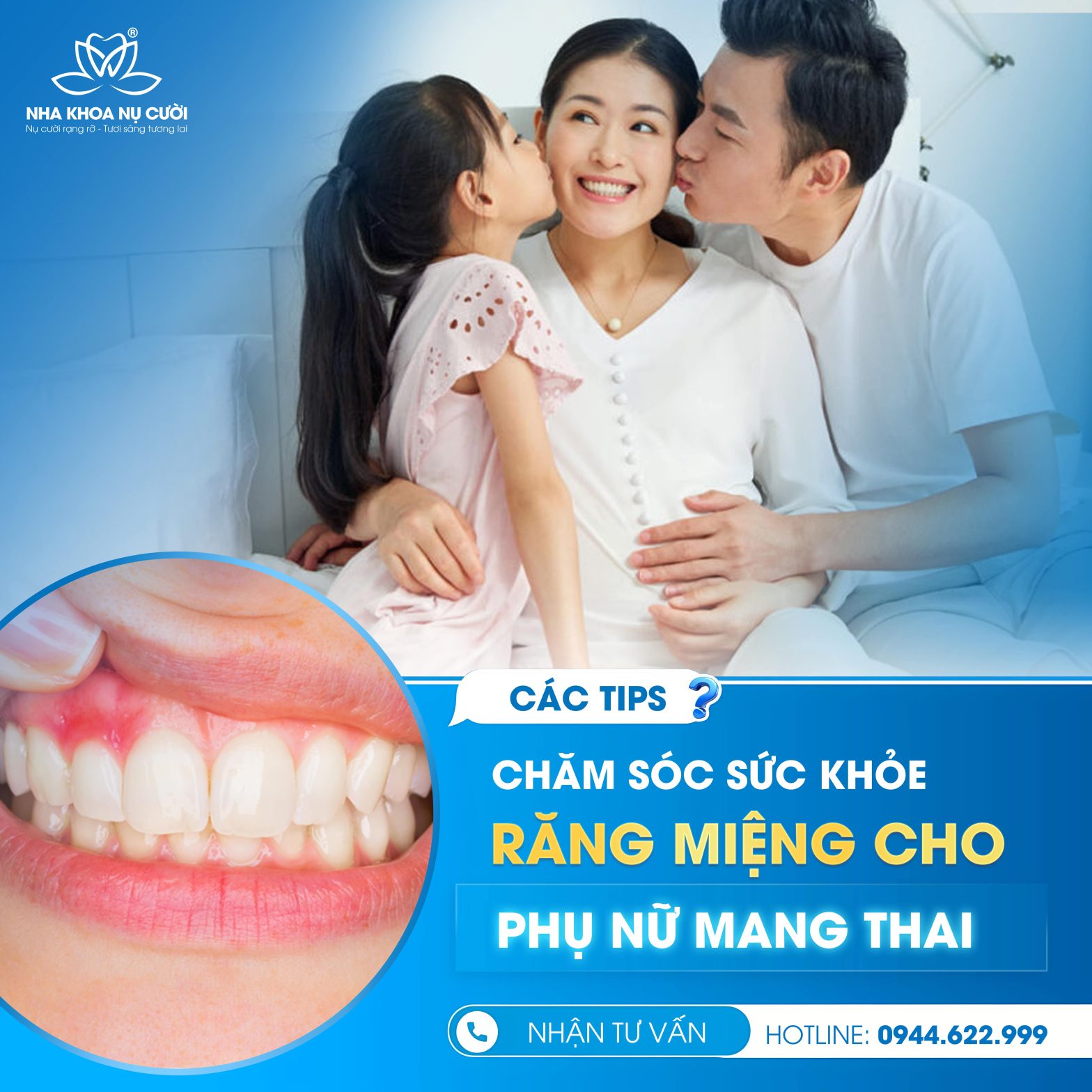 Chăm sóc sức khỏe răng miệng cho phụ nữ mang thai