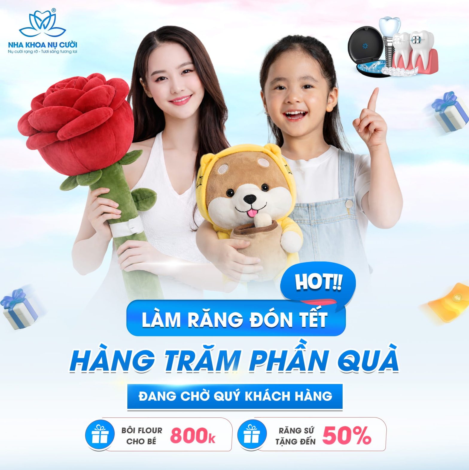 Làm Răng Đón Tết – 100% Khách Hàng Nhận Quà 